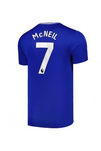 Everton Dwight McNeil #7 Voetbaltruitje Thuis tenue 2024-25 Korte Mouw